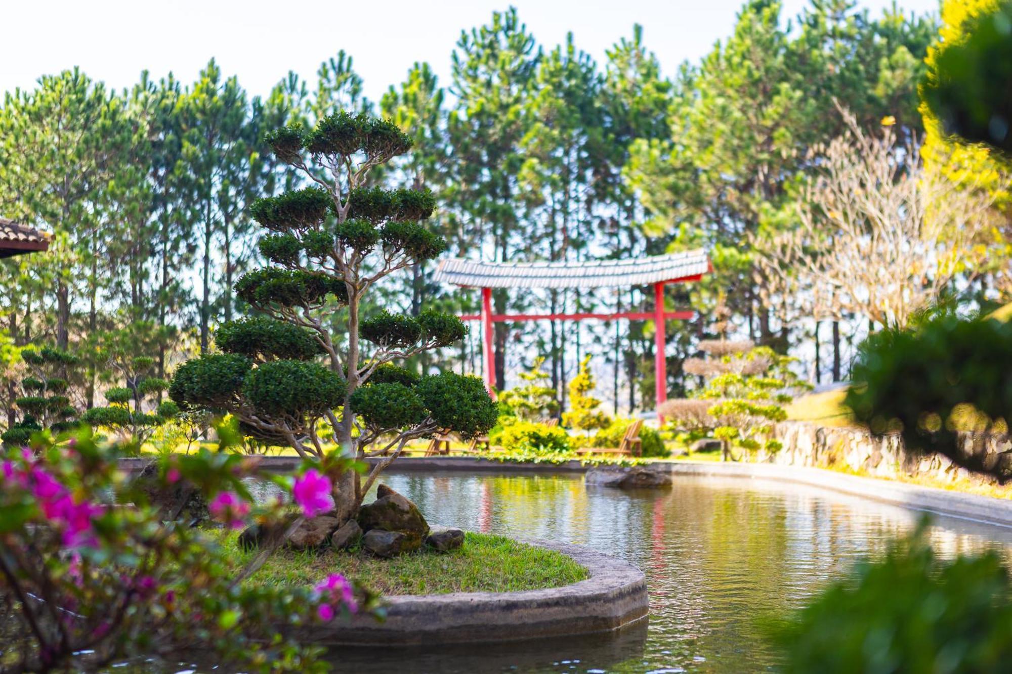 Hotel Golden Park All Inclusive Pocos De Caldas By Nacional Inn Eksteriør billede Japanese Garden