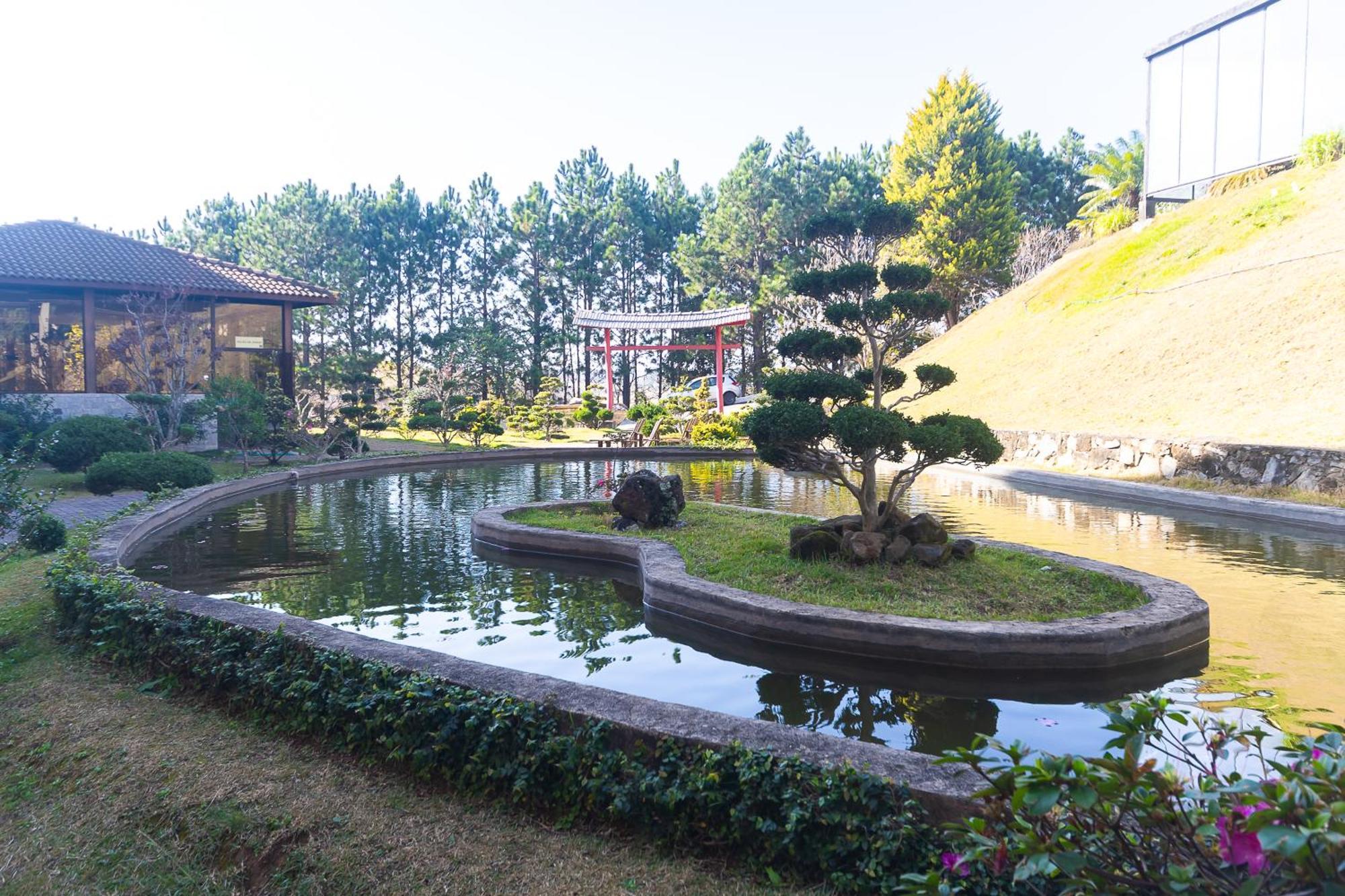 Hotel Golden Park All Inclusive Pocos De Caldas By Nacional Inn Eksteriør billede The Japanese garden